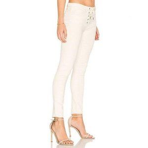 BLANKNYC Cream Skinny Classique Lace Up Jeans 29